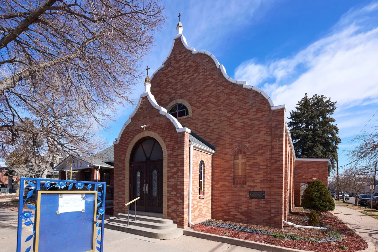 Church front exterior